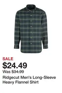 Tractor Supply Company Ridgecut Men's Long-Sleeve Heavy Flannel Shirt offer