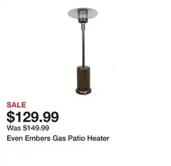 Tractor Supply Company Even Embers Gas Patio Heater offer
