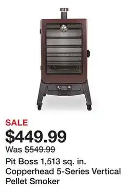 Tractor Supply Company Pit Boss 1,513 sq. in. Copperhead 5-Series Vertical Pellet Smoker offer