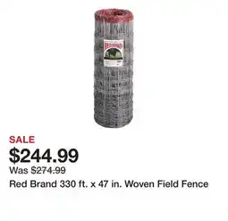 Tractor Supply Company Red Brand 330 ft. x 47 in. Woven Field Fence offer