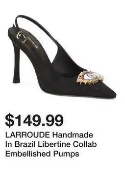 Marshalls LARROUDE Handmade In Brazil Libertine Collab Embellished Pumps offer