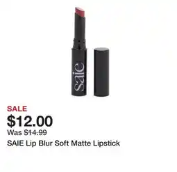 Marshalls SAIE Lip Blur Soft Matte Lipstick offer