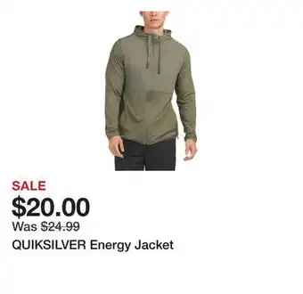 Marshalls QUIKSILVER Energy Jacket offer