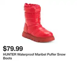 Marshalls HUNTER Waterproof Maribel Puffer Snow Boots offer