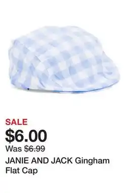 Marshalls JANIE AND JACK Gingham Flat Cap offer