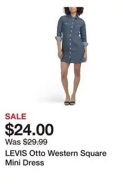 Marshalls LEVIS Otto Western Square Mini Dress offer