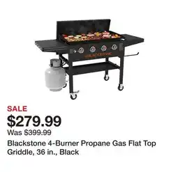 Tractor Supply Company Blackstone 4-Burner Propane Gas Flat Top Griddle, 36 in., Black offer