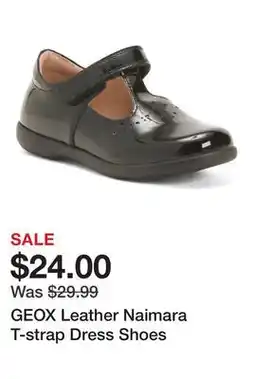 Marshalls GEOX Leather Naimara T-strap Dress Shoes offer