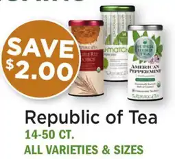 Heinen's Republic of Tea offer
