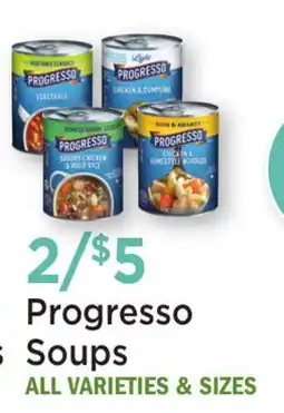 Heinen's Progresso Soups offer