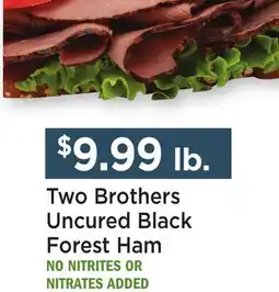 Heinen's Two Brothers Uncured Black Forest Ham offer