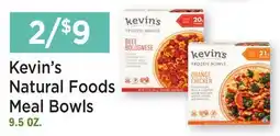 Heinen's Kevin's Natural Foods Meal Bowls offer
