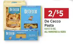 Heinen's De Cecco Pasta offer