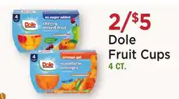 Heinen's Dole Fruit Cups offer