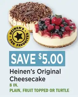 Heinen's Heinen's Original Cheesecake offer