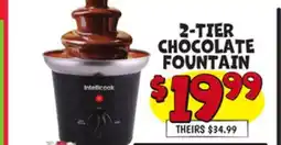 Ollie's 2-TIER CHOCOLATE FOUNTAIN offer
