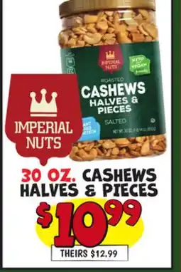 Ollie's CASHEWS HALVES & PIECES offer