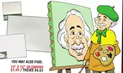 Ollie's 12 X 12 3D CANVAS offer