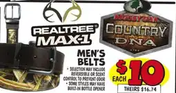 Ollie's MEN'S BELTS offer