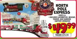 Ollie's NORTH POLE EXPRESS offer