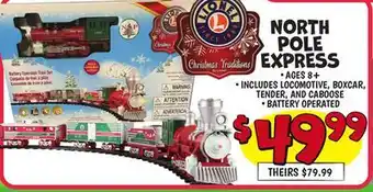 Ollie's NORTH POLE EXPRESS offer