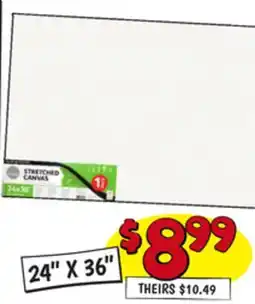 Ollie's 24 X 36 STRETCHED CANVAS offer