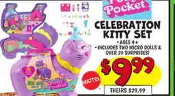 Ollie's POLLY POCKET CELEBRATION KITTY SET offer