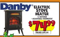 Ollie's DANBY ELECTRIC STOVE HEATER offer