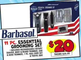 Ollie's 11 PC. ESSENTIAL GROOMING SET offer