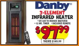 Ollie's 3-ELEMENT INFRARED HEATER offer