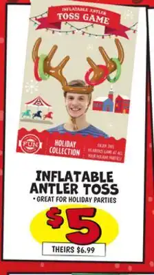Ollie's INFLATABLE ANTLER TOSS offer