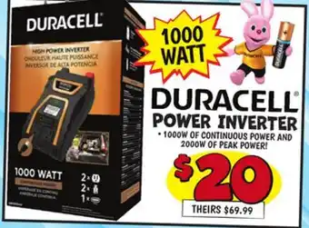 Ollie's DURACELL POWER INVERTER offer