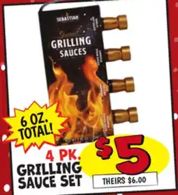 Ollie's 4 PK. GRILLING SAUCE SET offer