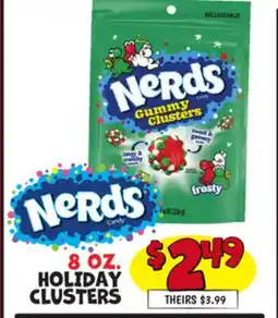 Ollie's HOLIDAY CLUSTERS offer