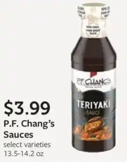 Fareway P.F. Chang's Sauces offer