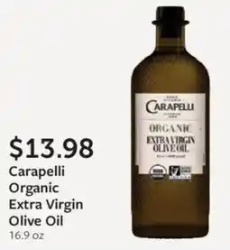 Fareway Carapelli Organic Extra Virgin Olive Oil offer
