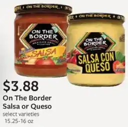 Fareway On The Border Salsa or Queso offer