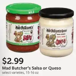 Fareway Mad Butcher's Salsa or Queso offer
