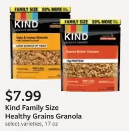 Fareway Kind Family Size Healthy Grains Granola offer