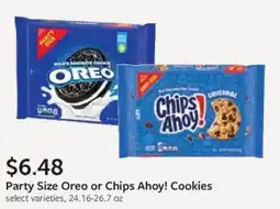Fareway Party Size Oreo or Chips Ahoy! Cookies offer