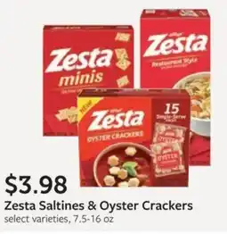 Fareway Zesta Saltines & Oyster Crackers offer