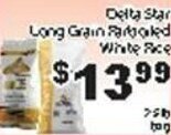 Fine Fare Delta Star Long Grain Parboiled White Rice 25lb offer