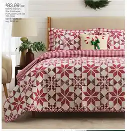 JC Penney Martha Stewart Star Patchwork Full/Queen Quilt Set offer