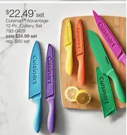 JC Penney Cuisinart Advantage 12-Pc. Cutlery Set offer