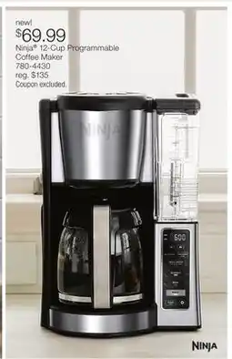 JC Penney Ninja 12-Cup Programmable Coffee Maker offer