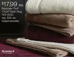 JC Penney Bearpaw Fluff 17x24 Bath Rug offer