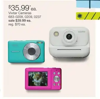 JC Penney Vivitar Cameras offer