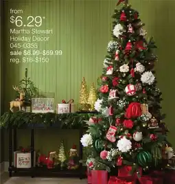 JC Penney Martha Stewart Holiday Decor offer