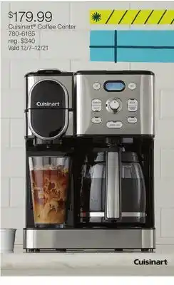 JC Penney Cuisinart Coffee Center offer