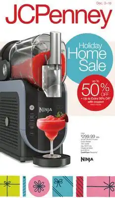JC Penney Ninja Slushi Frozen Drink Maker offer